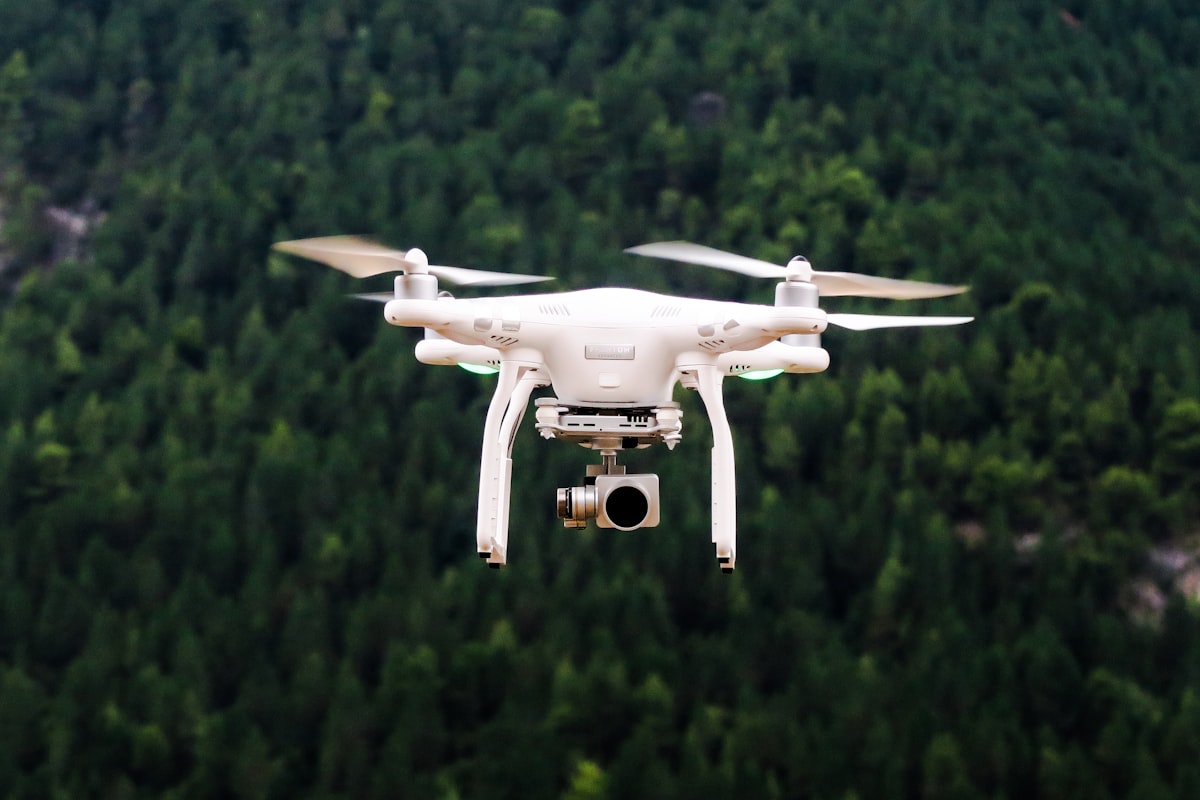 Prise de vue par drone